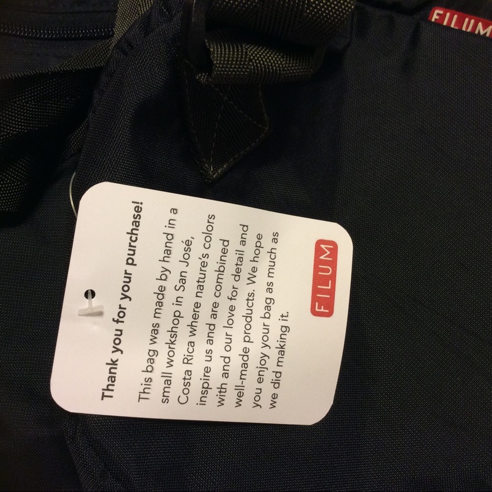Filum black duffel bag - Picture 2 of 11